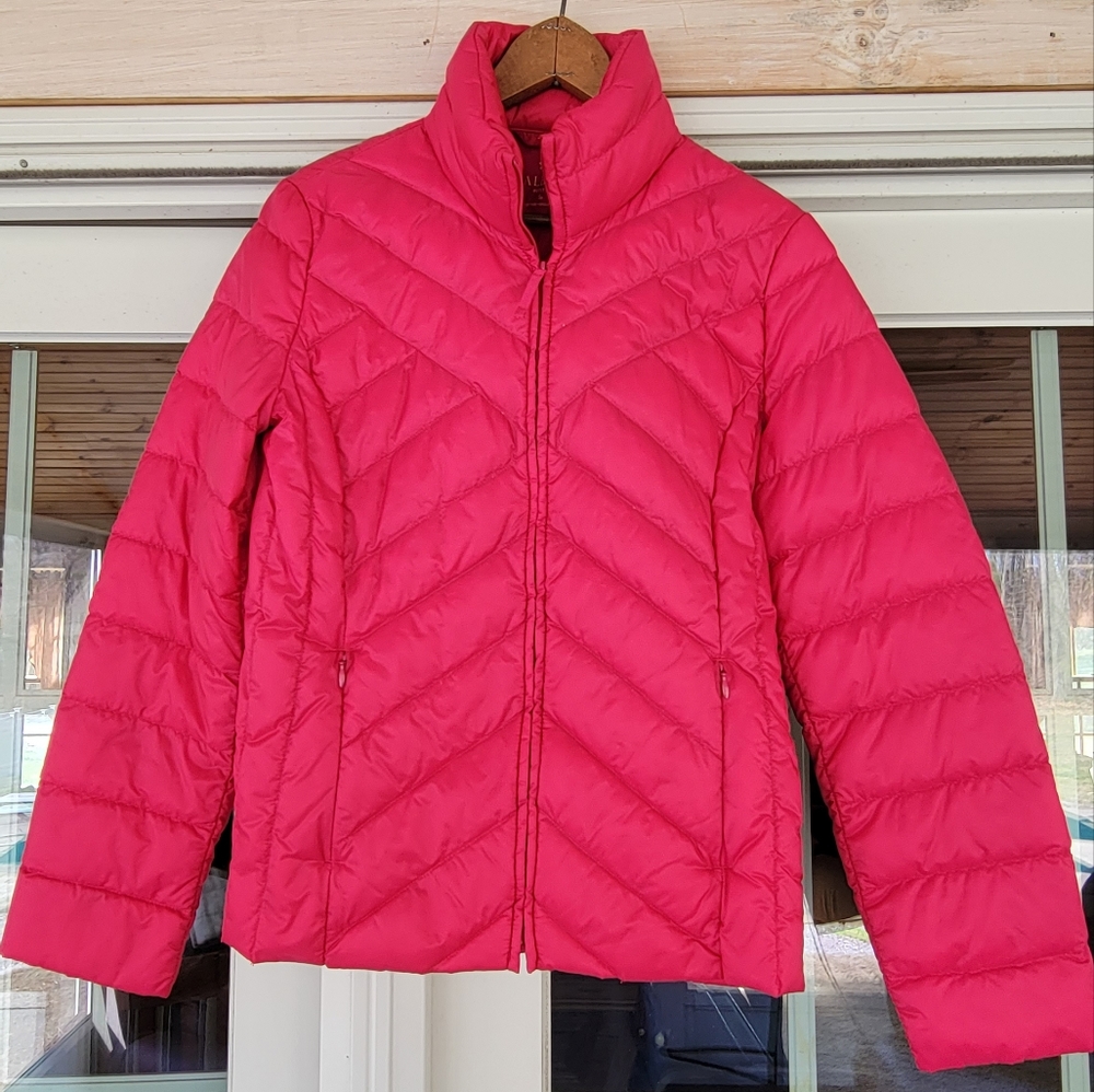 Talbots Chevron Quilted Jacket Sz SP